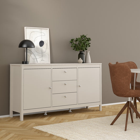 Maria 2 Door/ 3 Drawer Sideboard in Cashmere