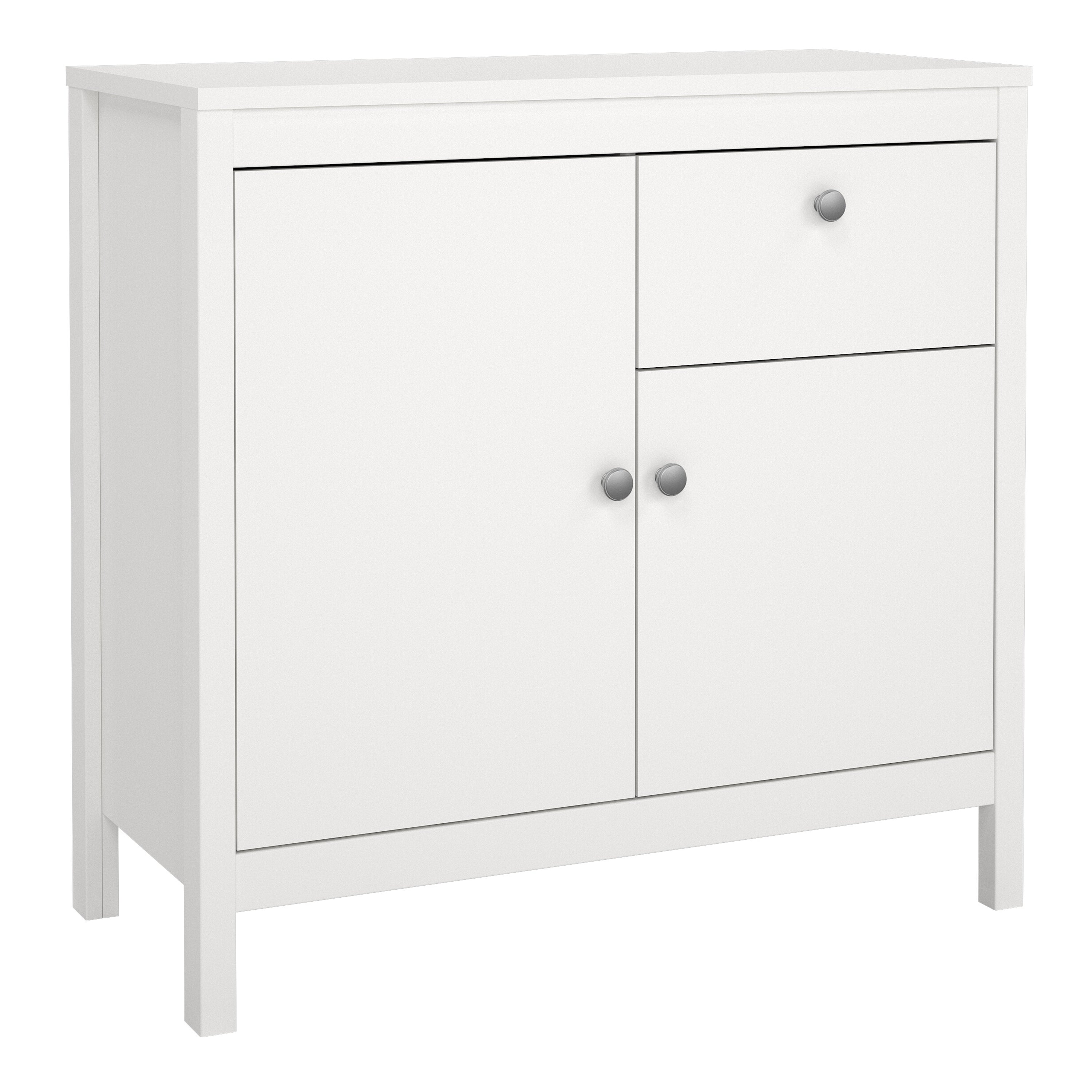 Maria 2 Door/ 1 Drawer Sideboard in White