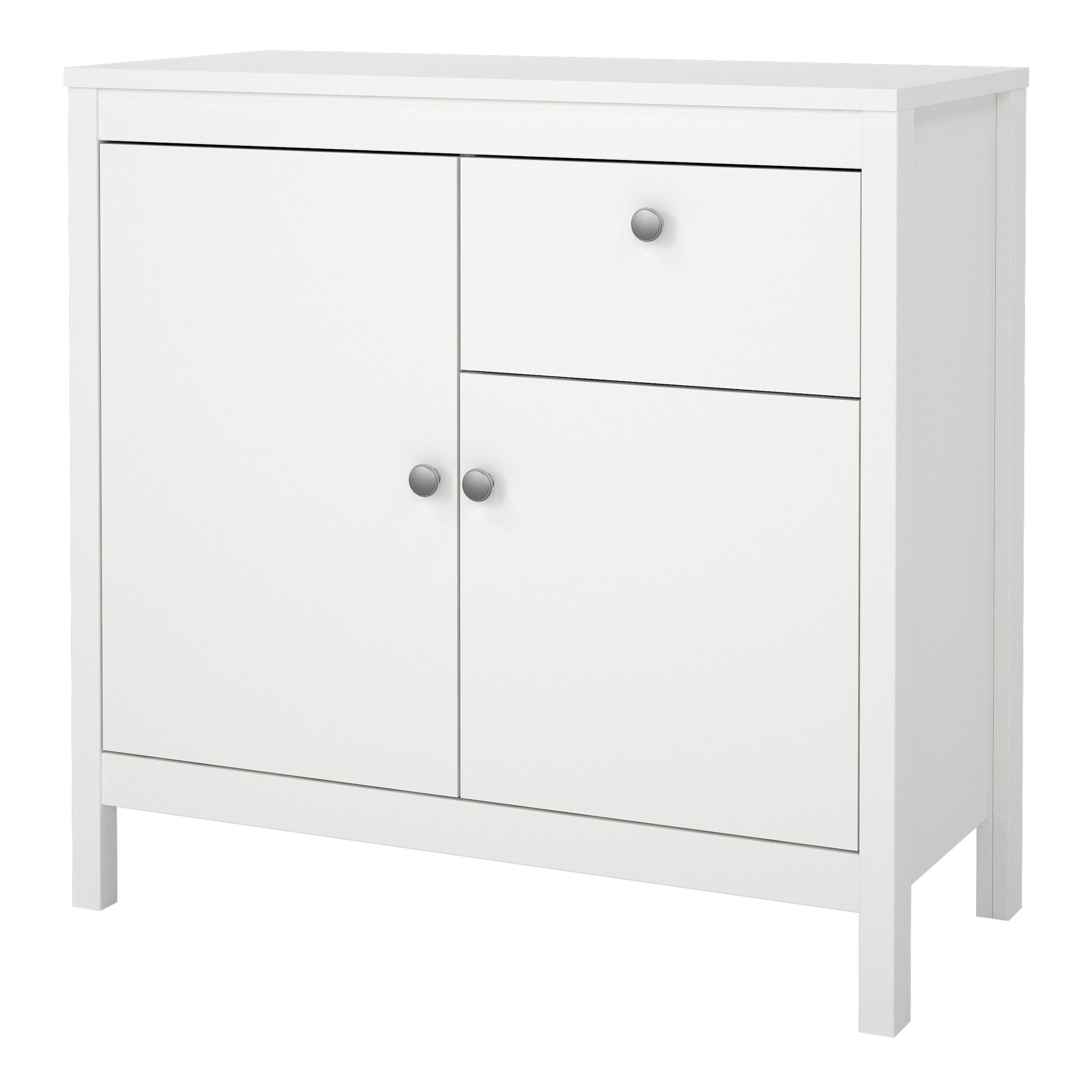 Maria 2 Door/ 1 Drawer Sideboard in White
