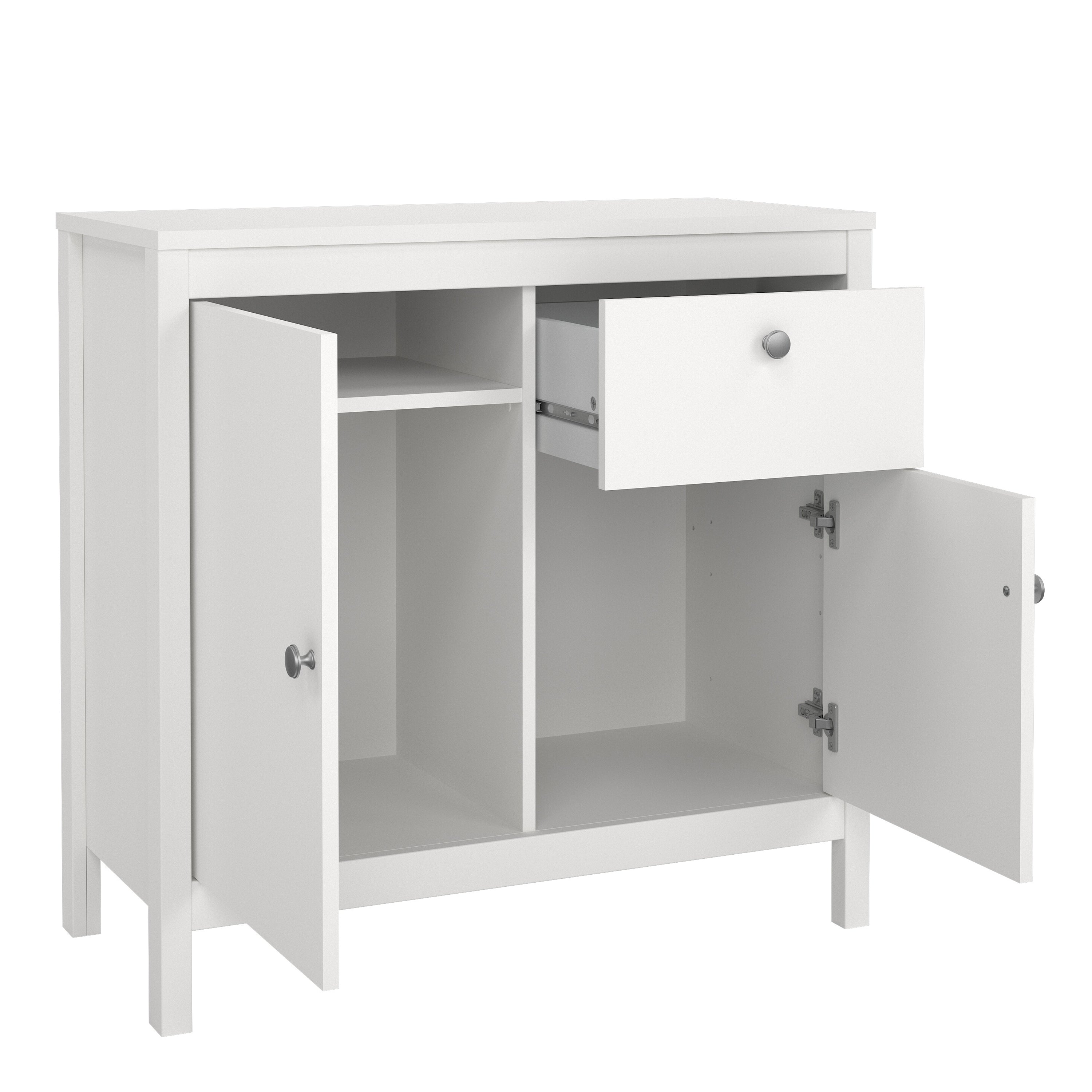 Maria 2 Door/ 1 Drawer Sideboard in White