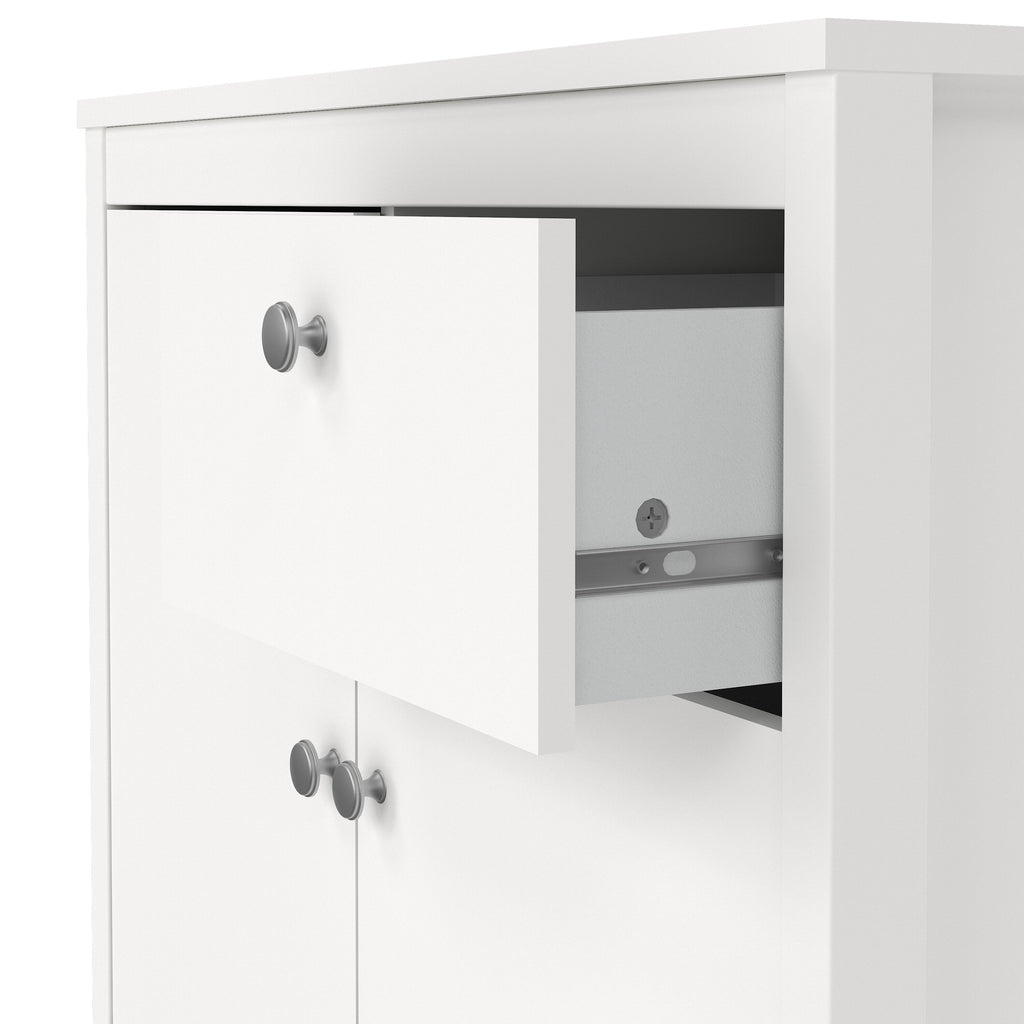 Maria 2 Door/ 1 Drawer Sideboard in White