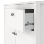 Maria 2 Door/ 1 Drawer Sideboard in White