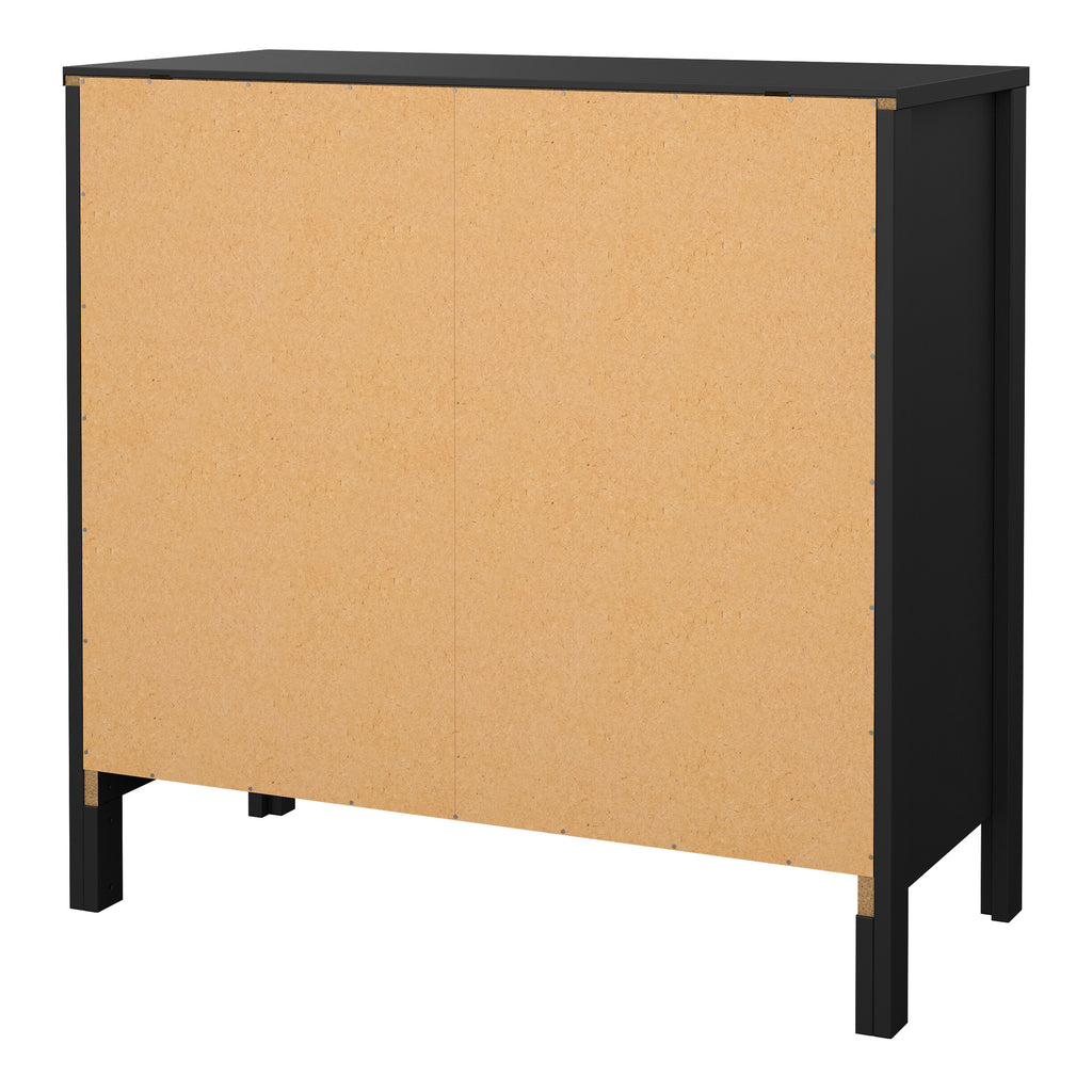 Maria 2 Door/ 1 Drawer Sideboard in Matt Black