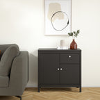 Maria 2 Door/ 1 Drawer Sideboard in Matt Black