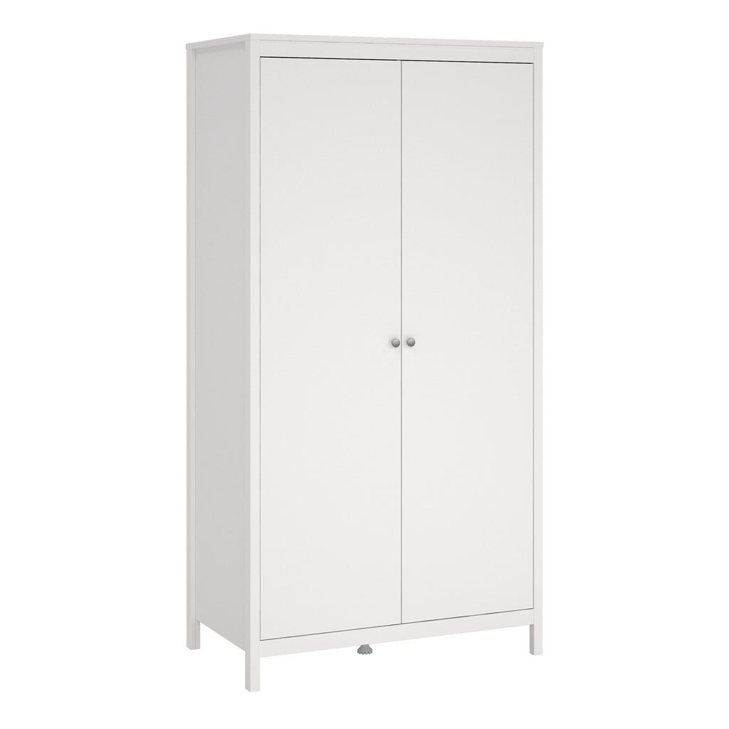 Maria Wardrobe with 2 Doors in White