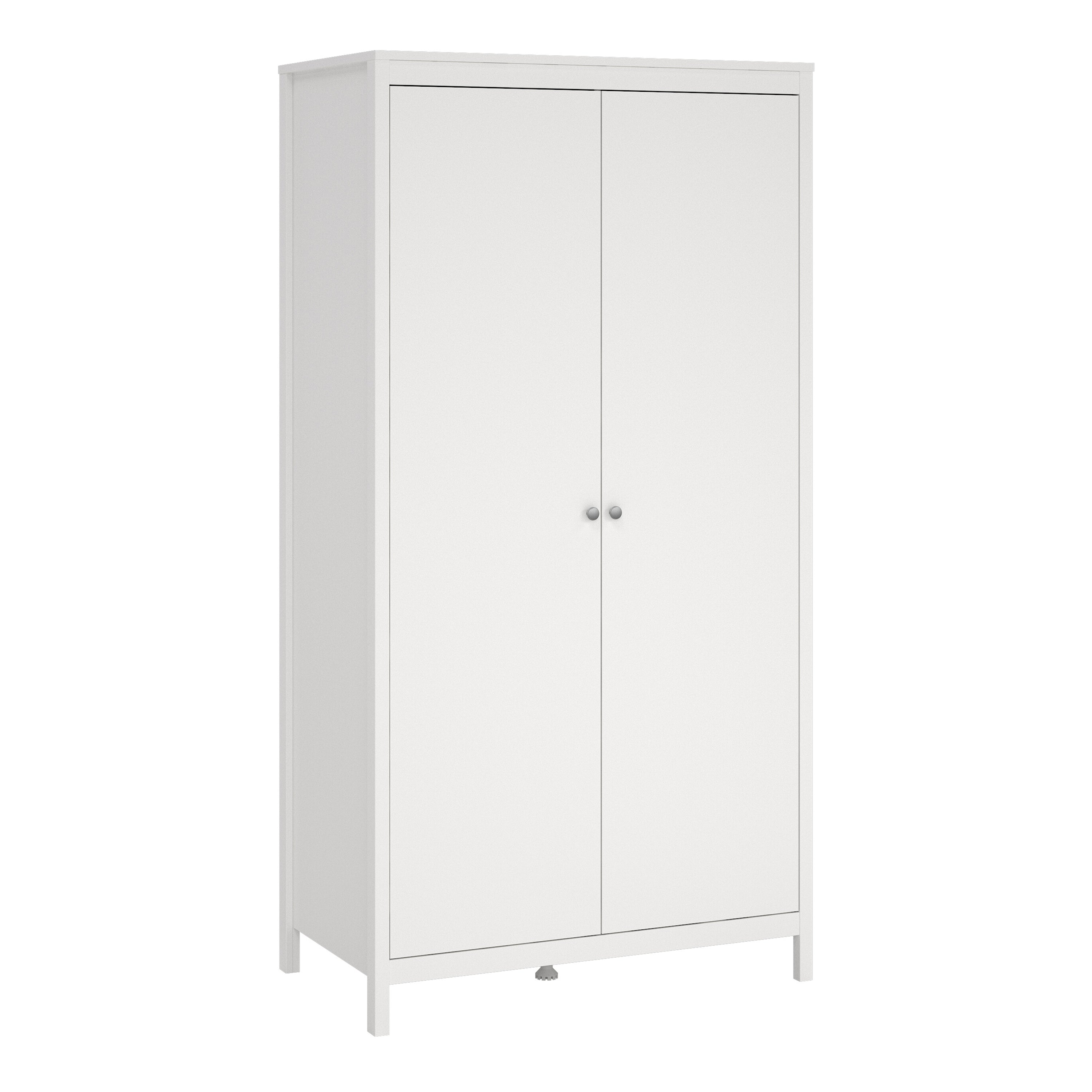 Maria Wardrobe with 2 Doors in White