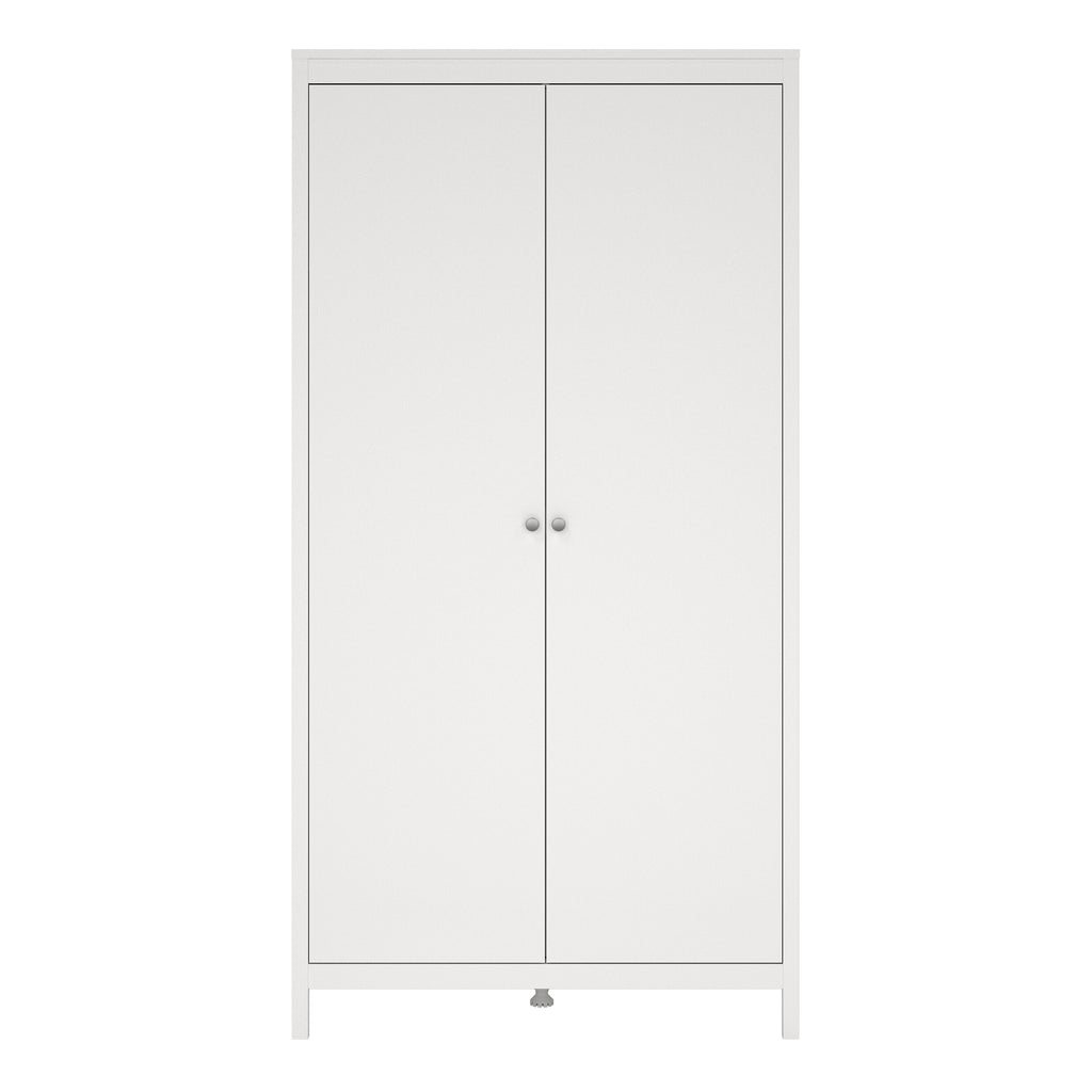 Maria Wardrobe with 2 Doors in White