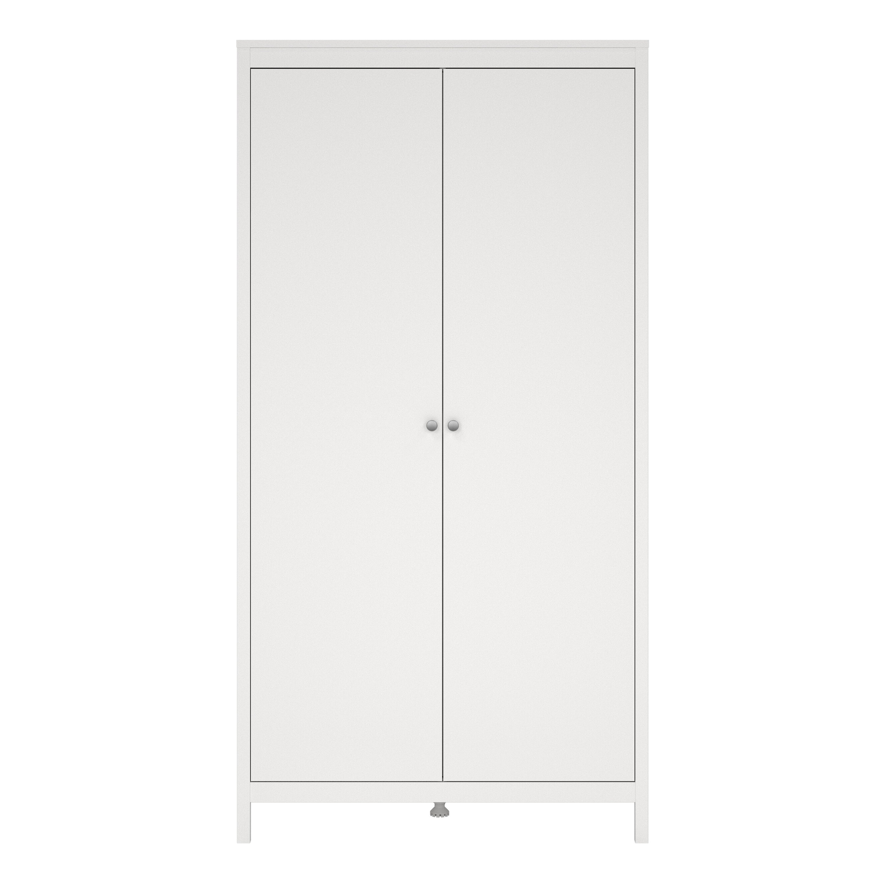 Maria Wardrobe with 2 Doors in White