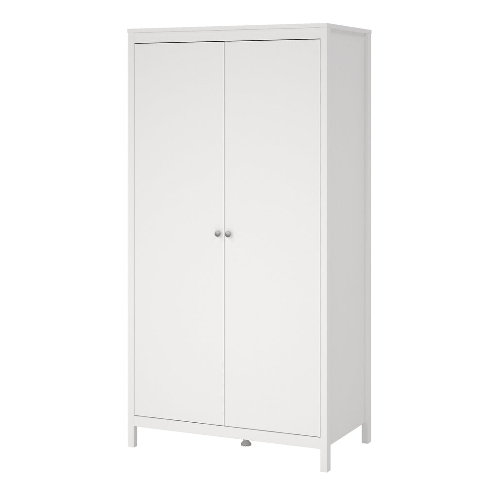 Maria Wardrobe with 2 Doors in White