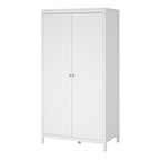 Maria Wardrobe with 2 Doors in White