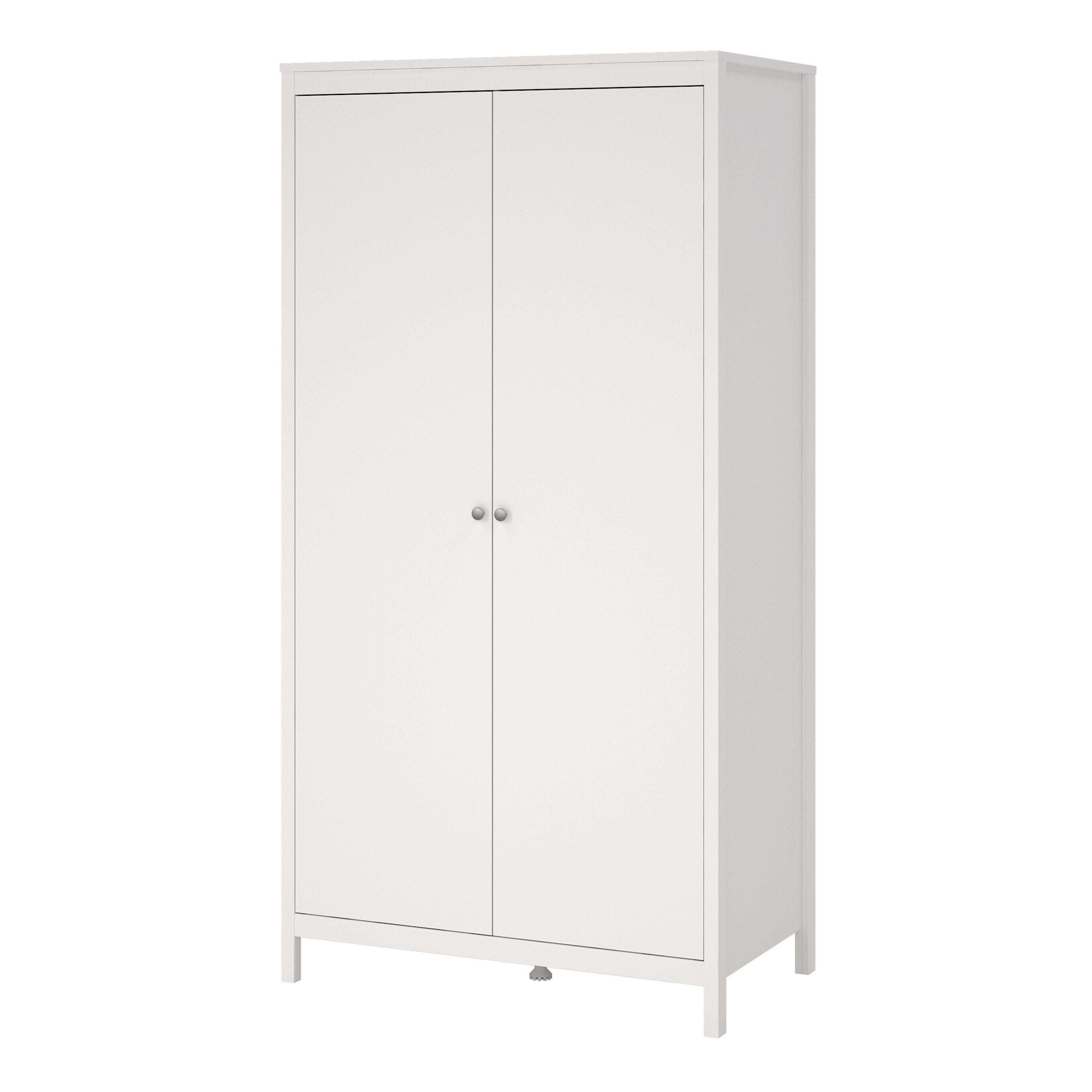 Maria Wardrobe with 2 Doors in White