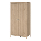 Maria Wardrobe with 2 Doors in Jackson Hickory Oak
