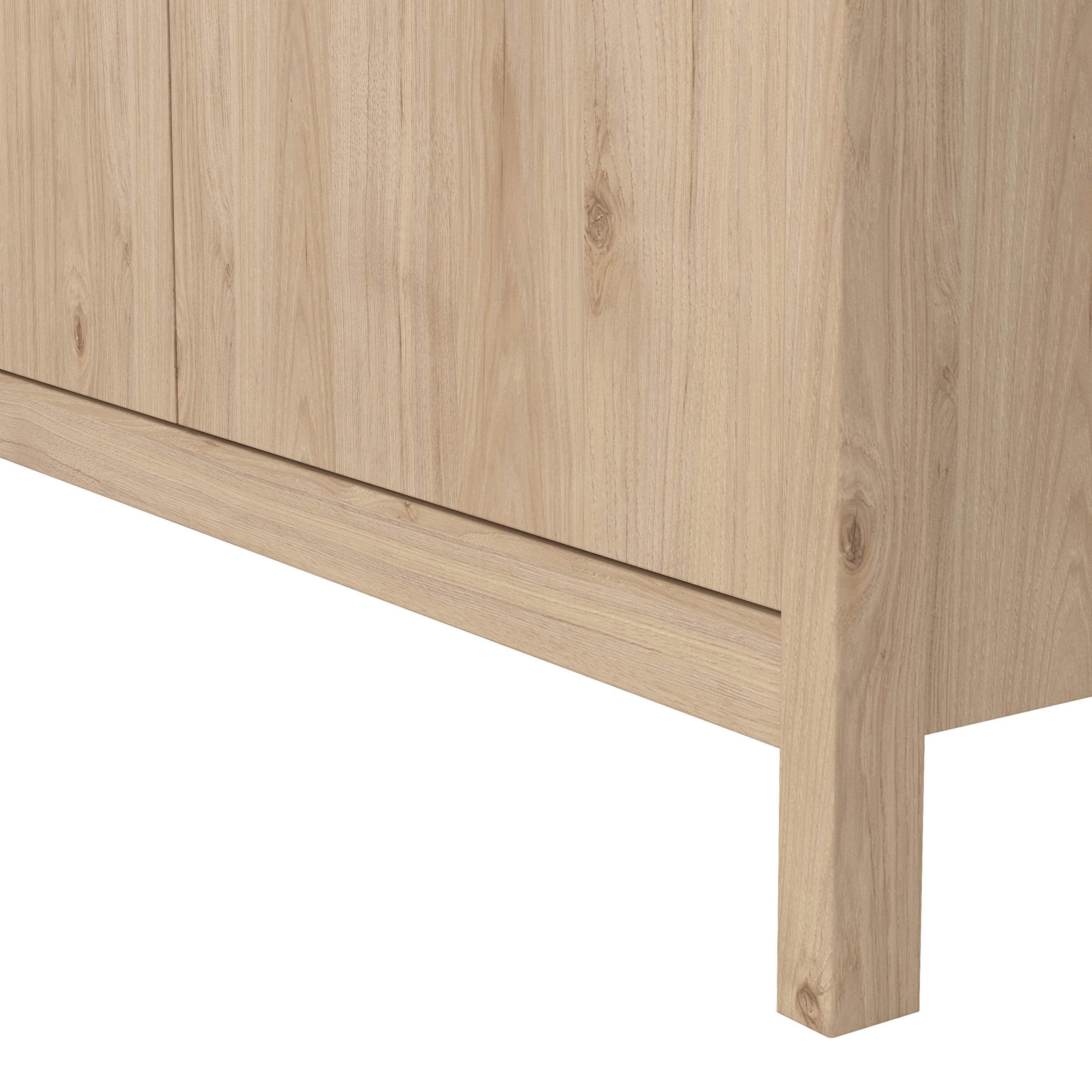 Maria Wardrobe with 2 Doors in Jackson Hickory Oak