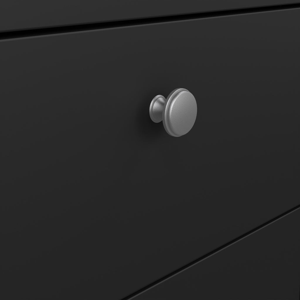 Maria 3 Drawer Dressing Table/ Desk in Matt Black