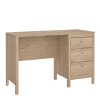 Maria 3 Drawer Dressing Table/ Desk in Jackson Hickory Oak