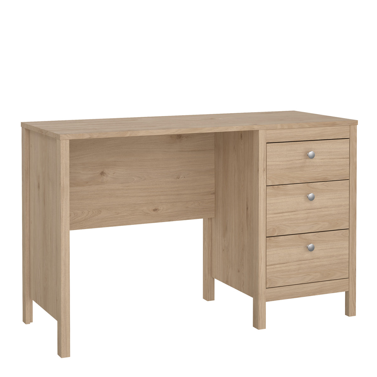 Maria 3 Drawer Dressing Table/ Desk in Jackson Hickory Oak