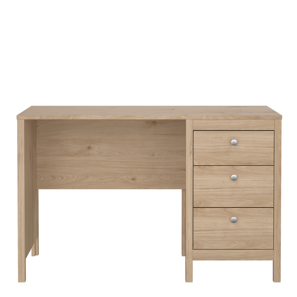 Maria 3 Drawer Dressing Table/ Desk in Jackson Hickory Oak