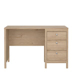 Maria 3 Drawer Dressing Table/ Desk in Jackson Hickory Oak