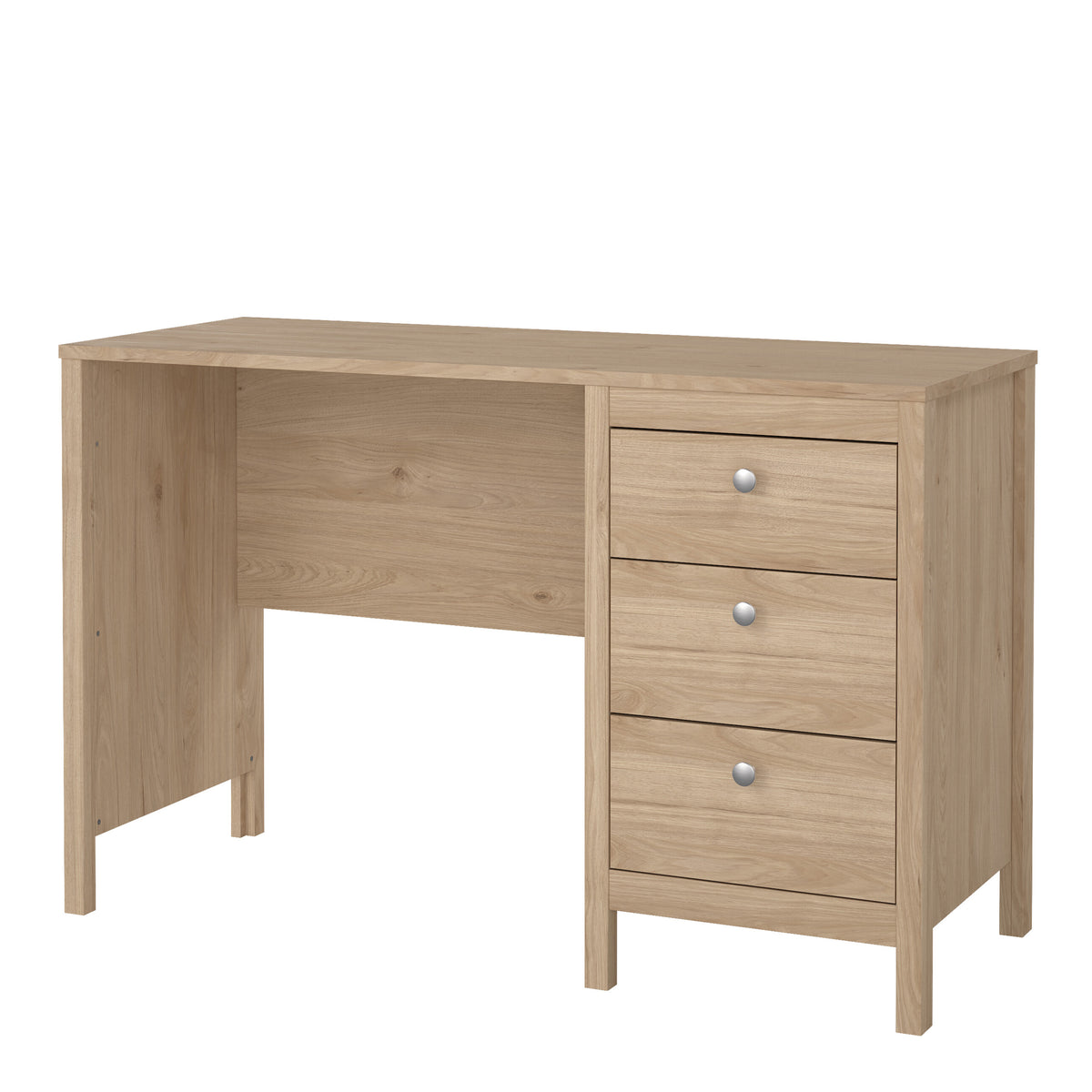 Maria 3 Drawer Dressing Table/ Desk in Jackson Hickory Oak