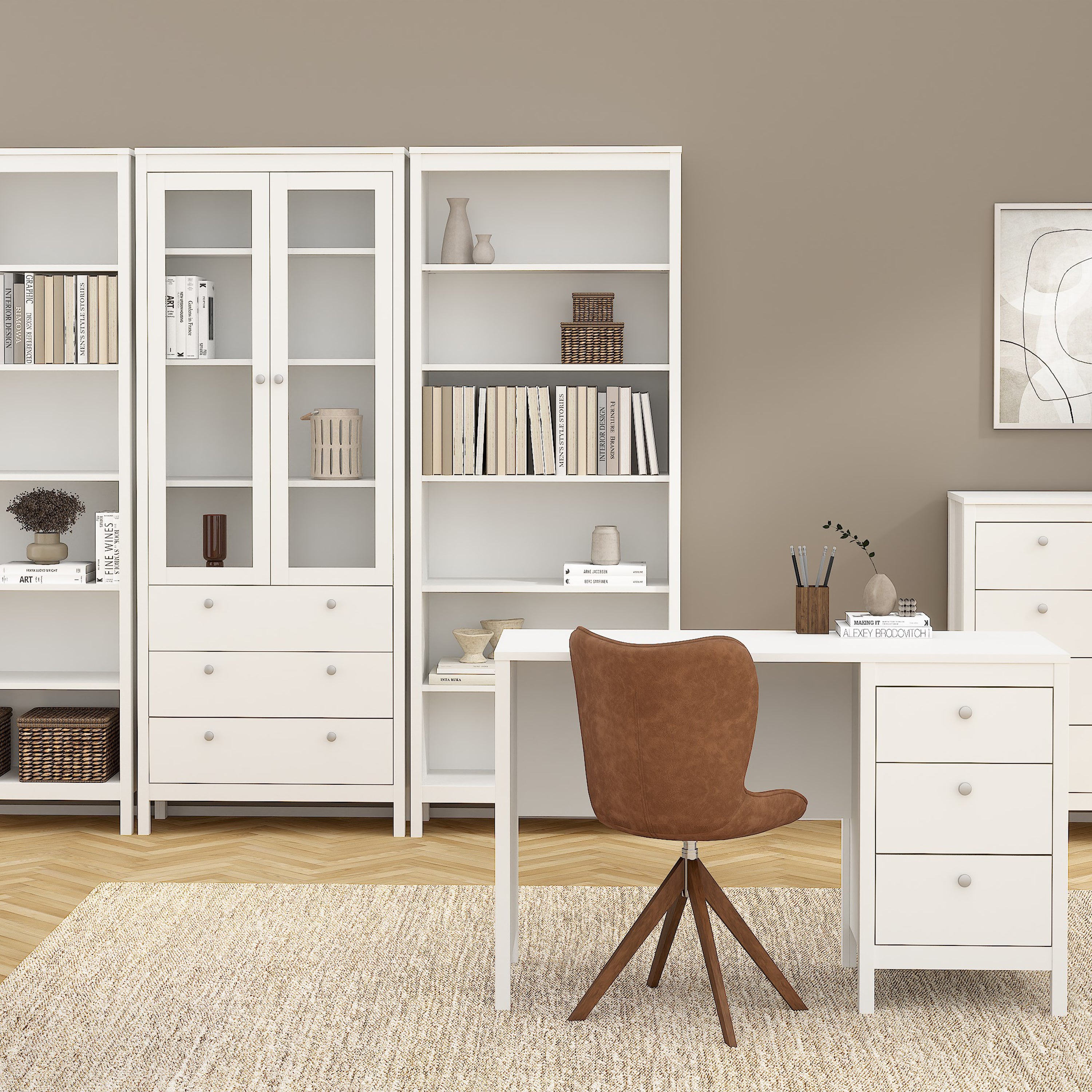 Maria Bookcase in White