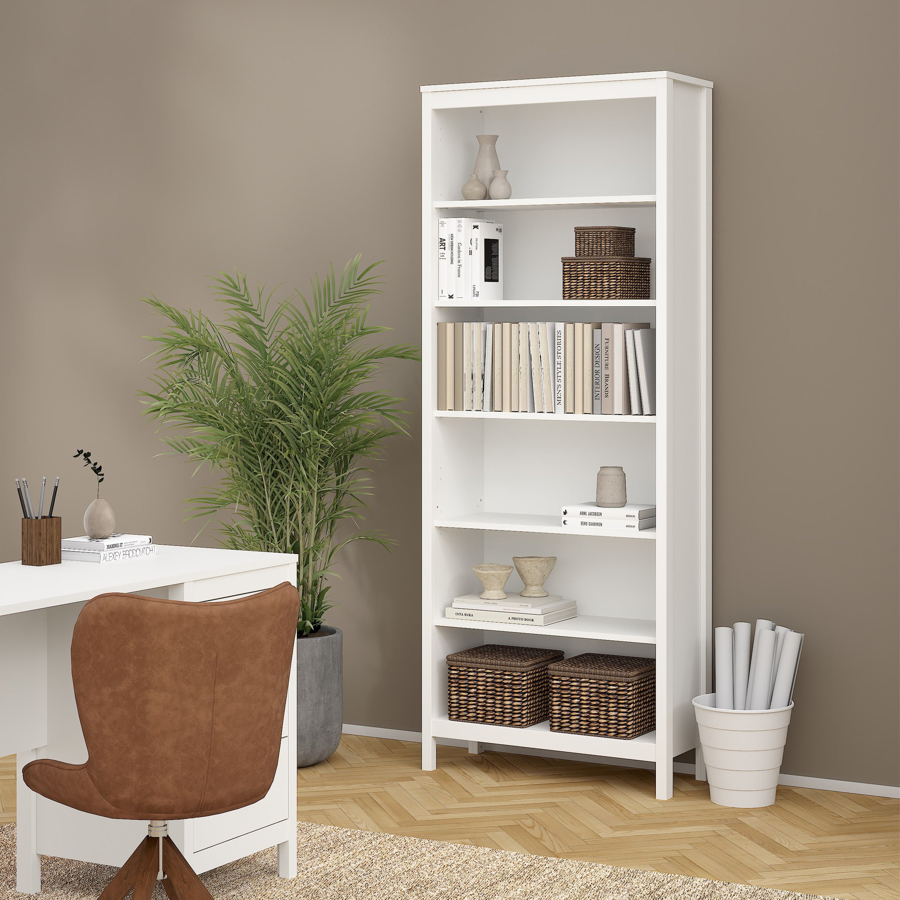 Maria Bookcase in White