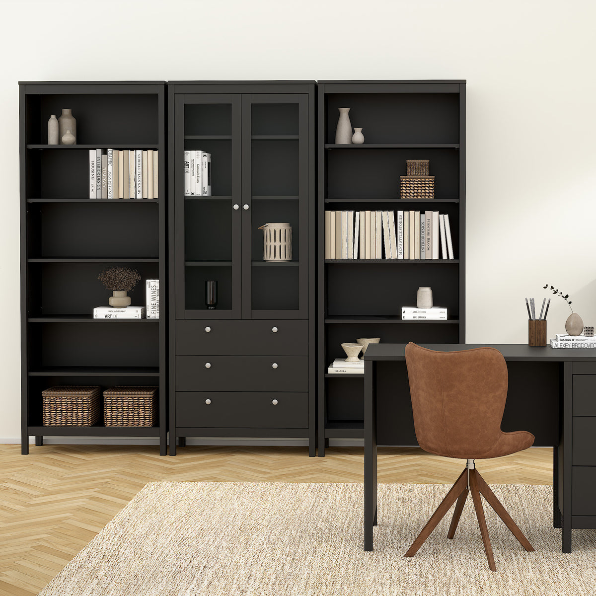 Maria Bookcase in Black