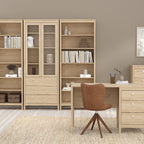 Maria Bookcase in Jackson Hickory Oak