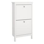 Maria Shoe Cabinet 2 Flip Down Doors White
