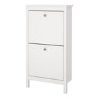 Maria Shoe Cabinet 2 Flip Down Doors White