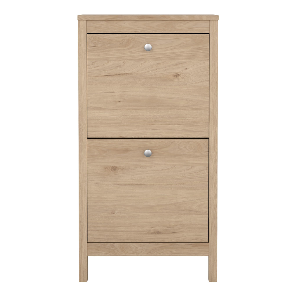Maria Shoe Cabinet 2 Doors in Jackson Hickory Oak