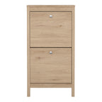 Maria Shoe Cabinet 2 Doors in Jackson Hickory Oak