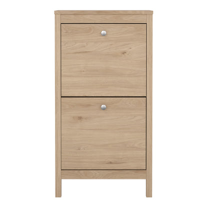 Maria Shoe Cabinet 2 Doors in Jackson Hickory Oak