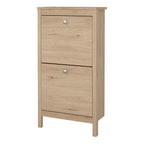 Maria Shoe Cabinet 2 Doors in Jackson Hickory Oak