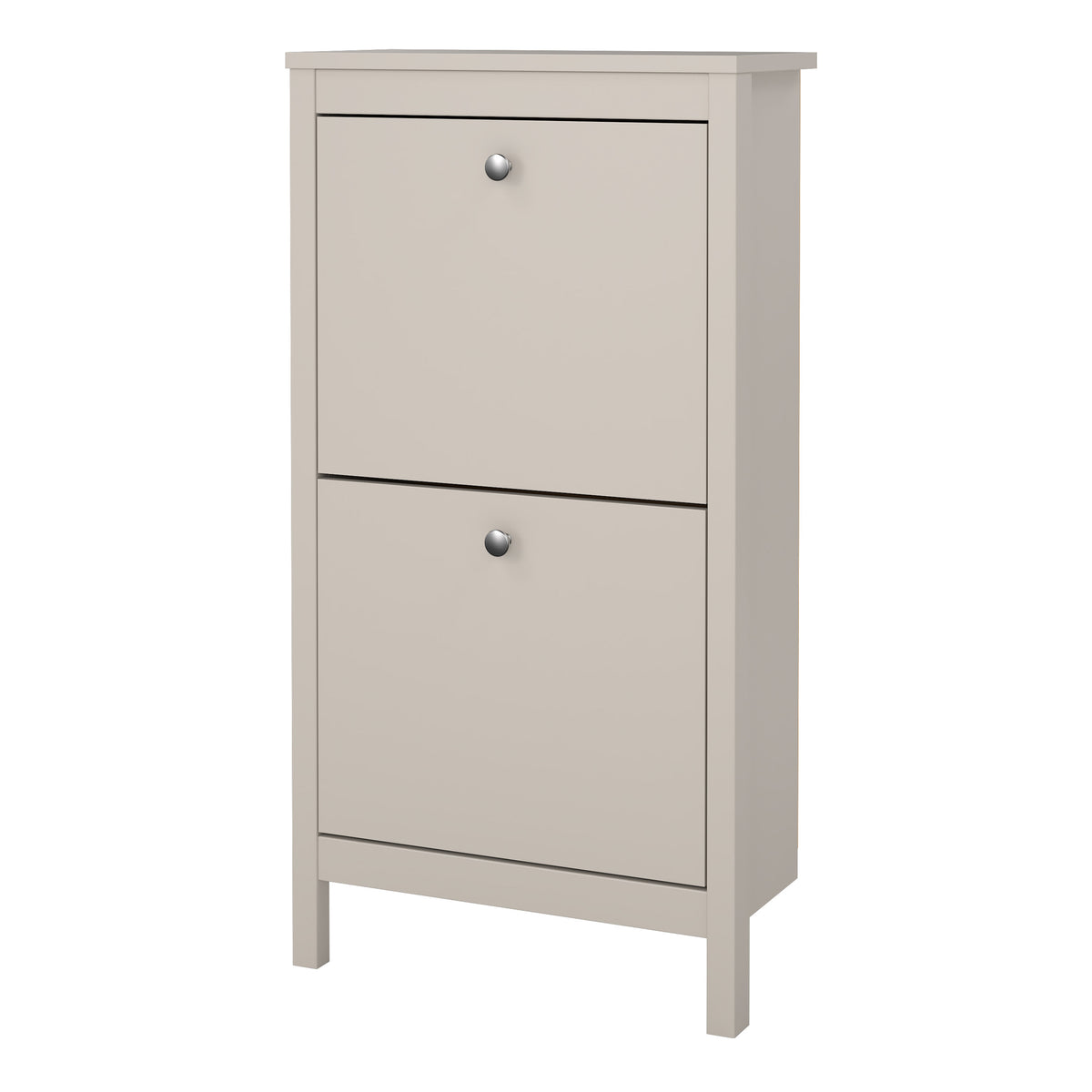 Maria Shoe Cabinet 2 Flip Down Doors in Cashmere
