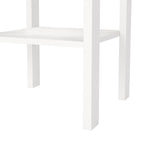 Maria Bedside Table with 1 Drawer in White