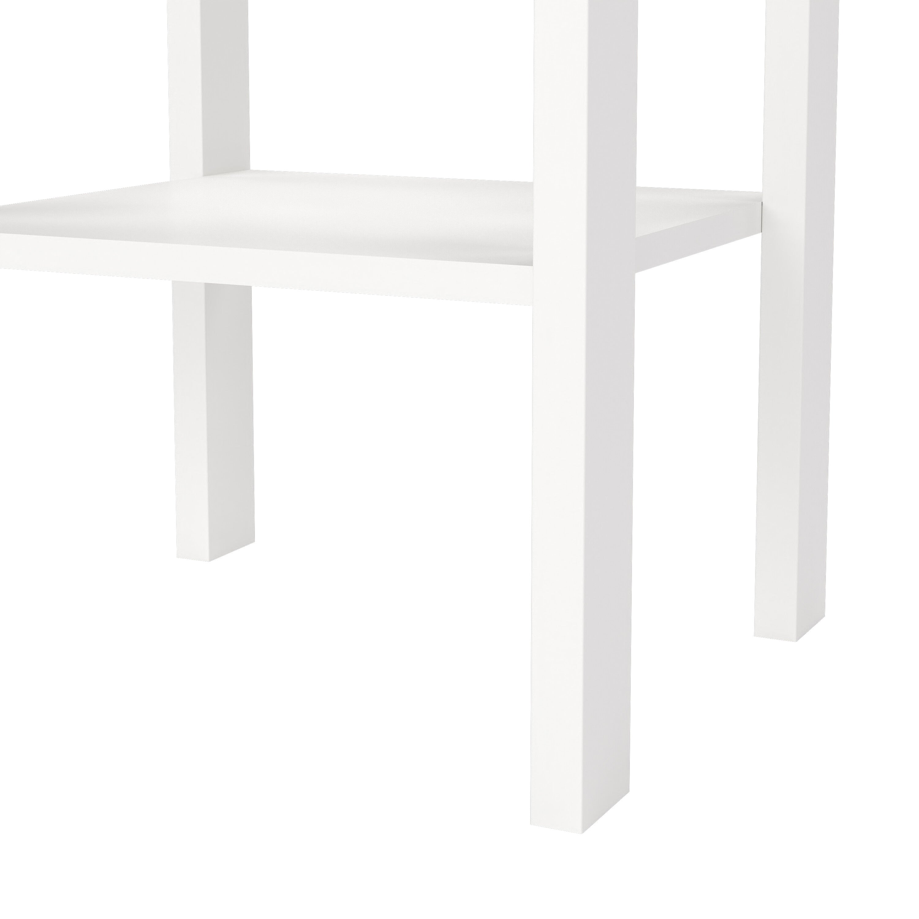 Maria Bedside Table with 1 Drawer in White