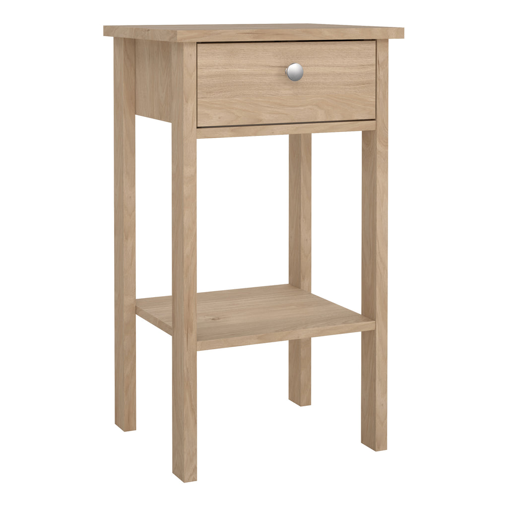 Maria Bedside Table with 1 Drawers in Jackson Hickory Oak