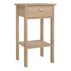 Maria Bedside Table with 1 Drawers in Jackson Hickory Oak
