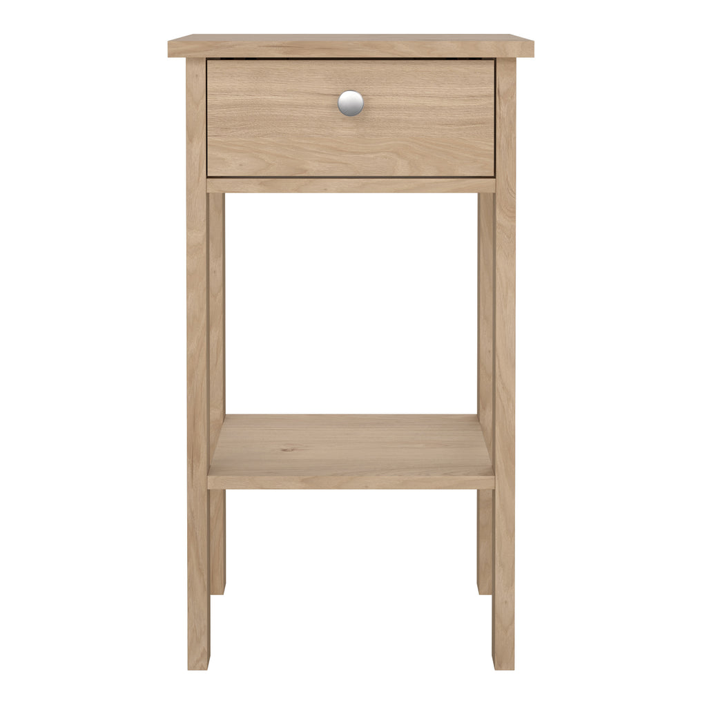Maria Bedside Table with 1 Drawers in Jackson Hickory Oak