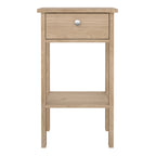 Maria Bedside Table with 1 Drawers in Jackson Hickory Oak