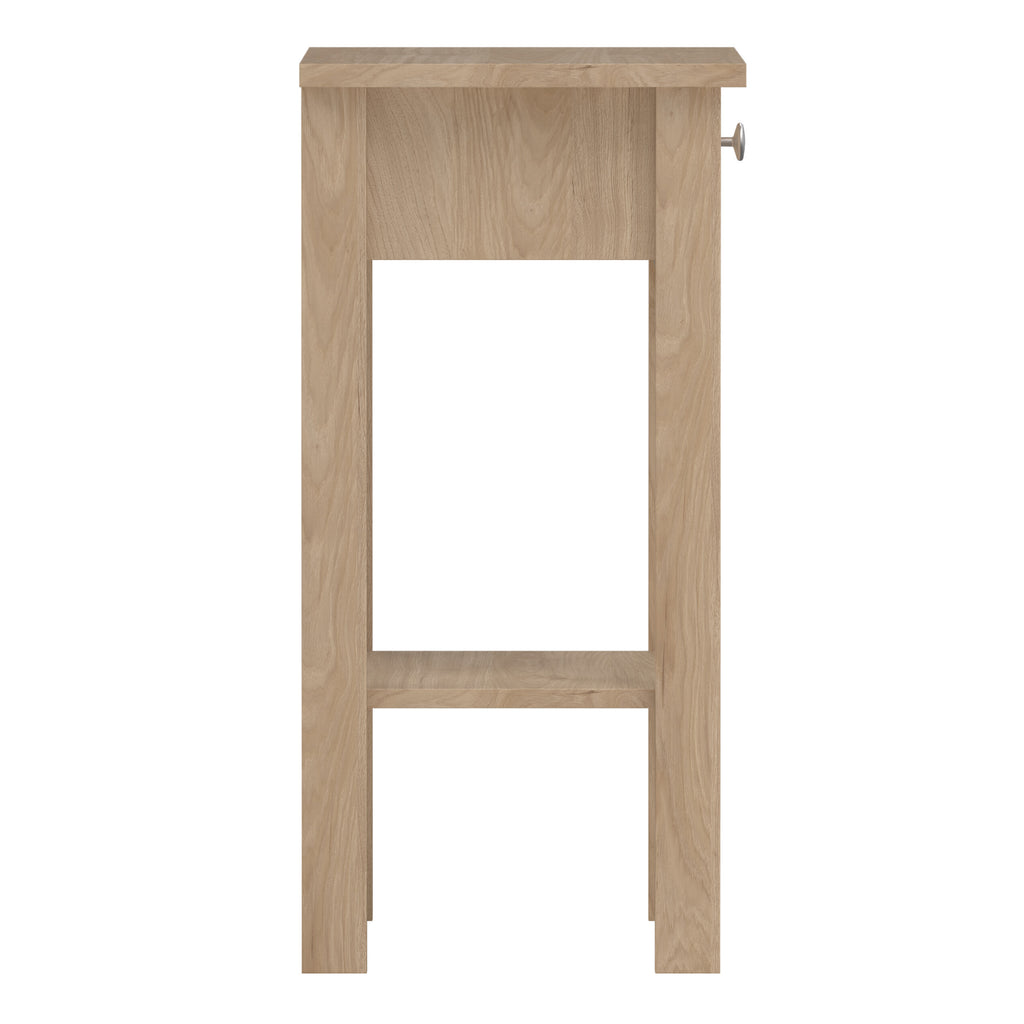 Maria Bedside Table with 1 Drawers in Jackson Hickory Oak