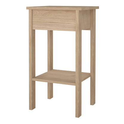 Maria Bedside Table with 1 Drawers in Jackson Hickory Oak