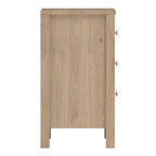 Maria Bedside Table 3 Drawers in Jackson Hickory Oak
