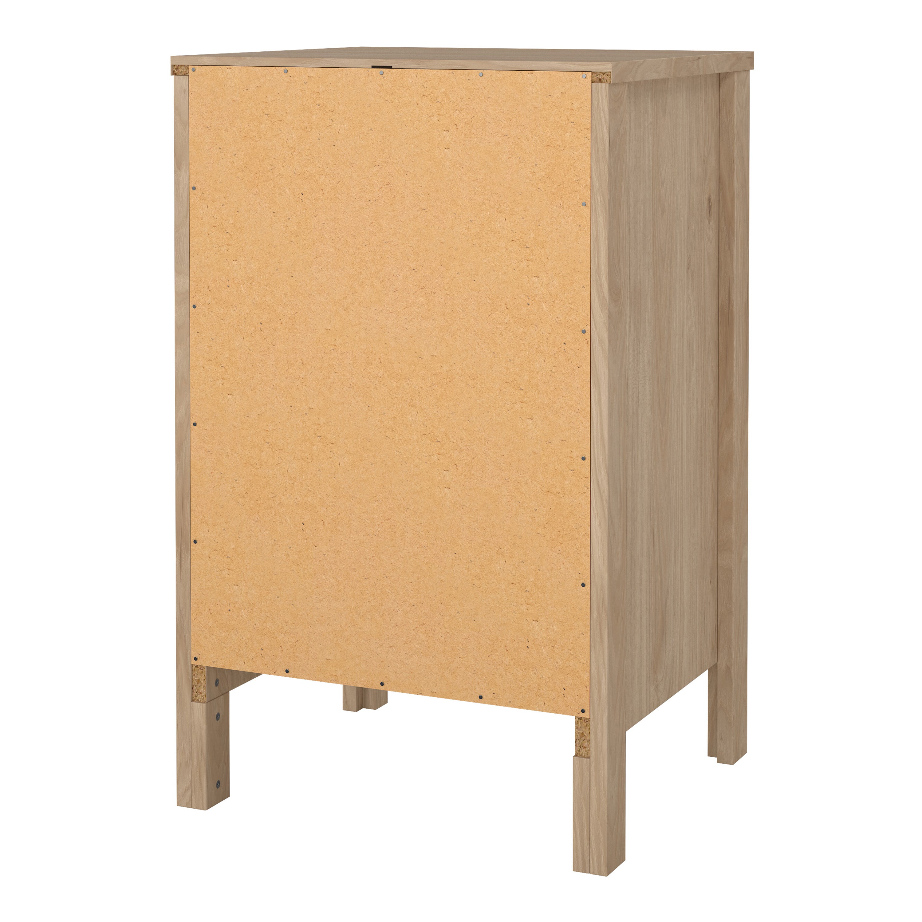 Maria Bedside Table 3 Drawers in Jackson Hickory Oak