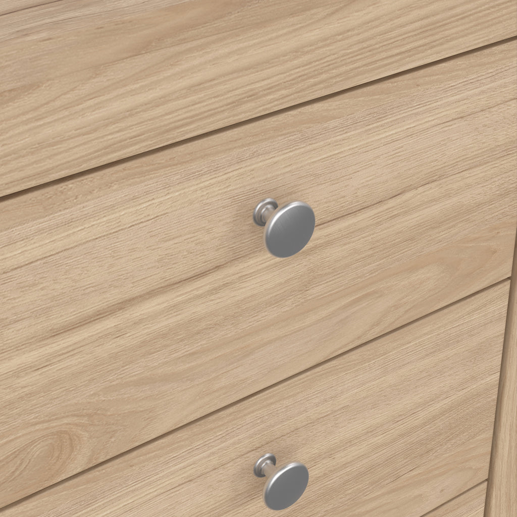 Maria Bedside Table 3 Drawers in Jackson Hickory Oak