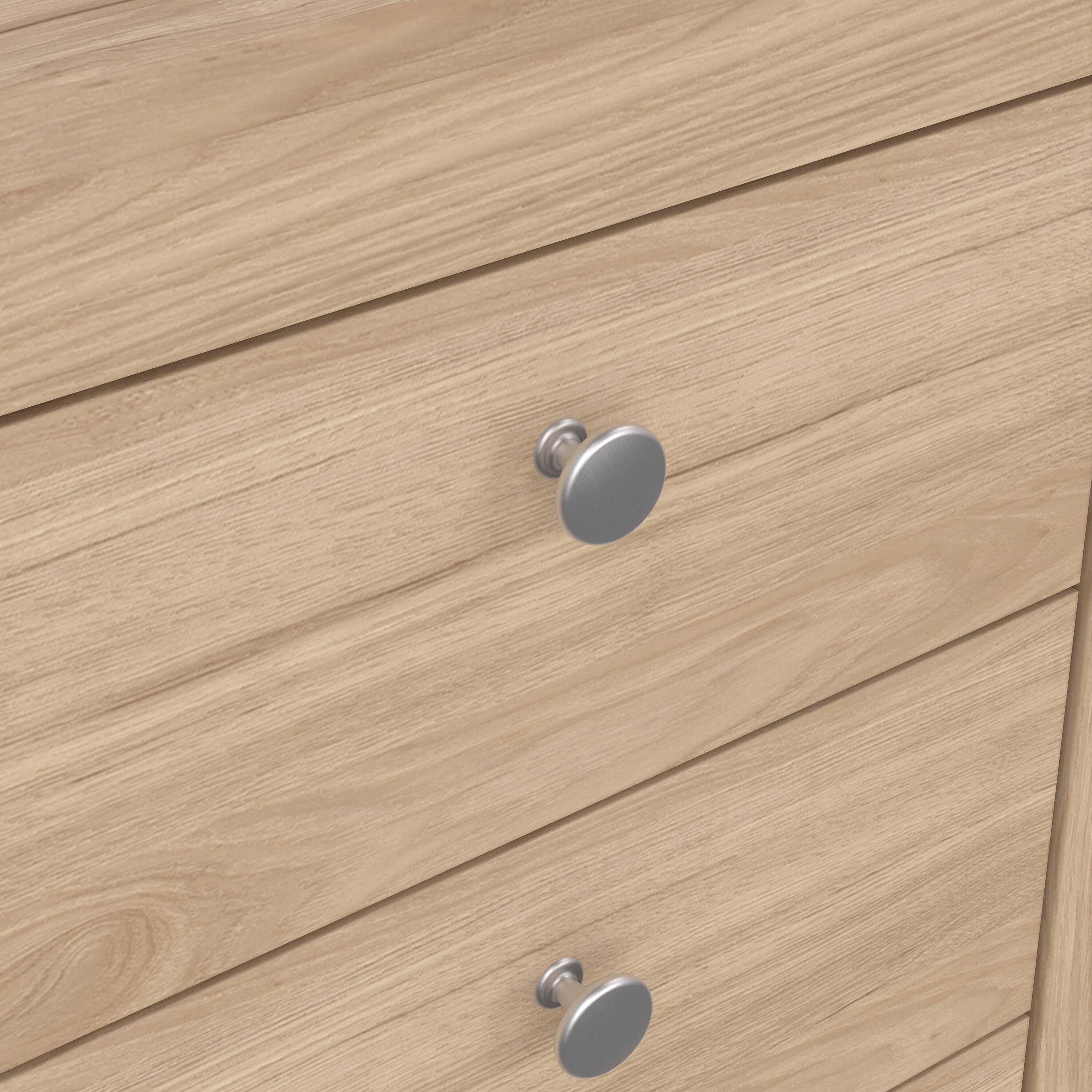 Maria Bedside Table 3 Drawers in Jackson Hickory Oak