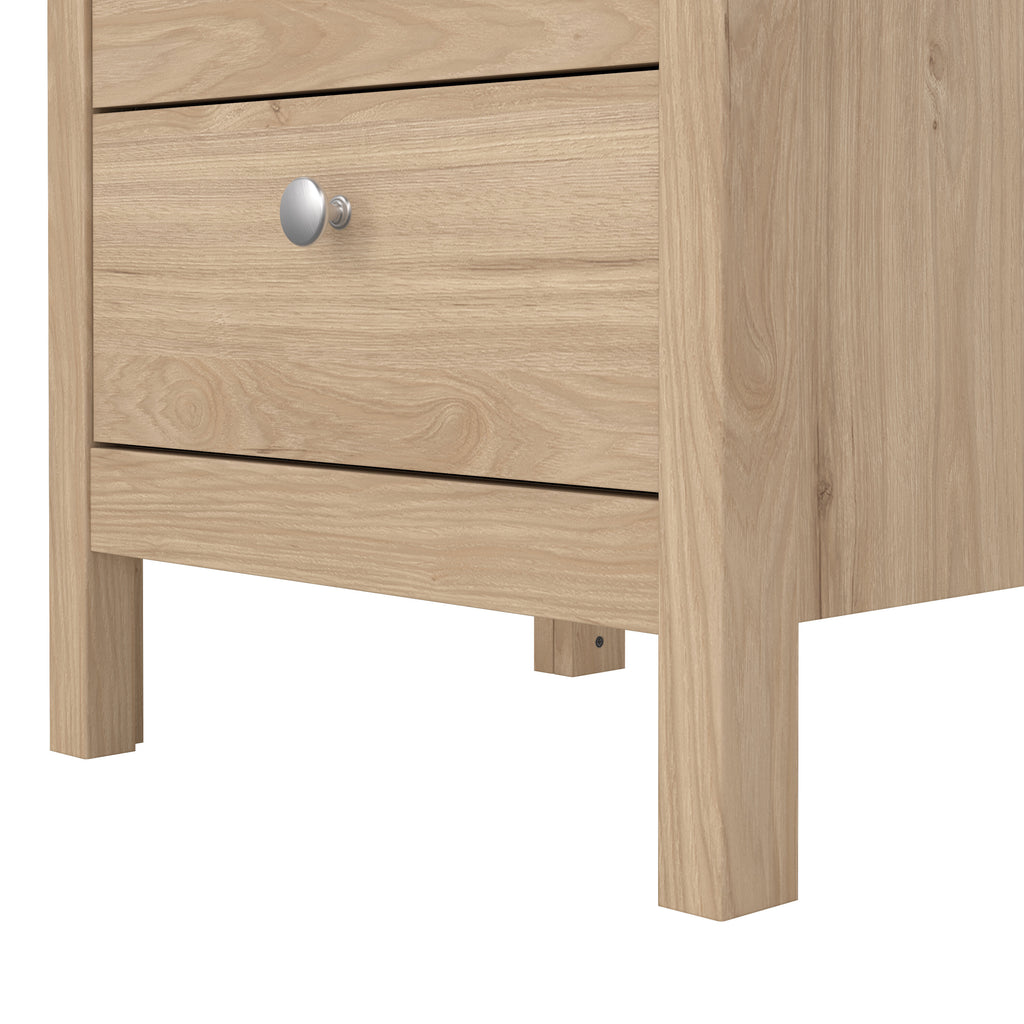 Maria Bedside Table 3 Drawers in Jackson Hickory Oak