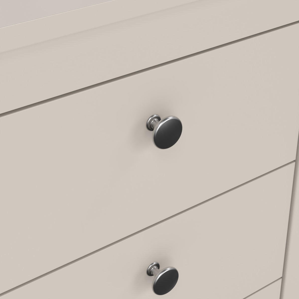 Maria Bedside Table 3 Drawers in Cashmere