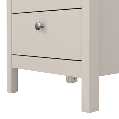 Maria Bedside Table 3 Drawers in Cashmere