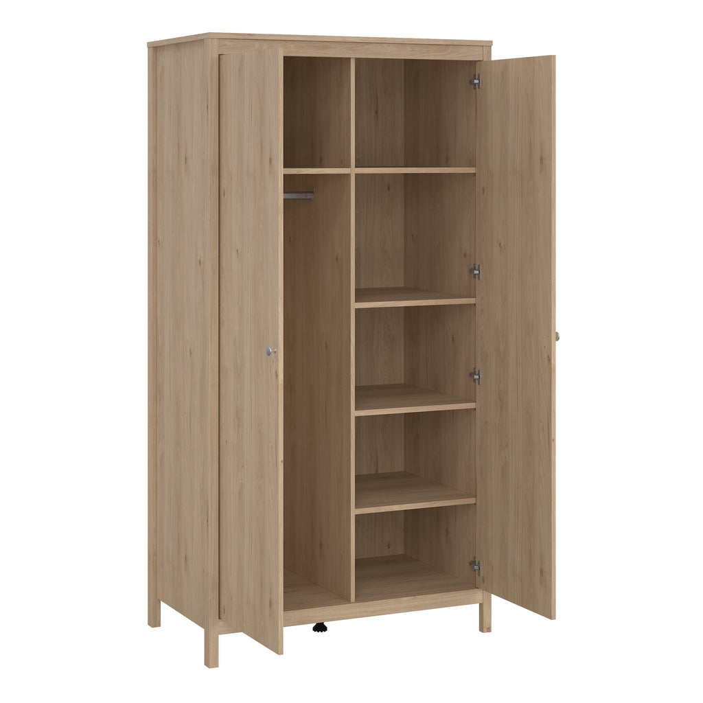 Maria Trio - 2 Drawer Bedside/ 3 + 2 Drawer Chest/ 2 Door Wardrobe in Jackson Hickory Oak